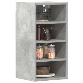 Armario colgante "Riga" gris hormigón 30x29,5x60 cm madera de