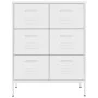 Armario de almacenamiento acero blanco 80x35x101,5 cm de vidaXL, Taquillas y armarios de almacenamiento - Ref: Foro24-336152,...