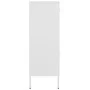 Armario de almacenamiento acero blanco 80x35x101,5 cm de vidaXL, Taquillas y armarios de almacenamiento - Ref: Foro24-336152,...