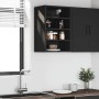 Armario colgante "Riga" negro 40x29,5x60 cm madera de ingeniería