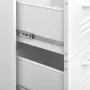 Armario de almacenamiento acero blanco 80x35x101,5 cm de vidaXL, Taquillas y armarios de almacenamiento - Ref: Foro24-336152,...