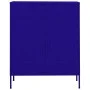 Armario de almacenamiento acero azul marino 80x35x101,5 cm de vidaXL, Taquillas y armarios de almacenamiento - Ref: Foro24-33...