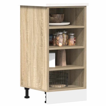 Armario bajo "Riga" Roble Sonoma 40x44,5x81,5 cm Madera de ingeniería en Armarios de cocina | Comprar online en Foro24