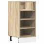 Armario bajo "Riga" Roble Sonoma 40x44,5x81,5 cm Madera de ingeniería en Armarios de cocina | Comprar online en Foro24