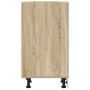 Armario bajo "Riga" Roble Sonoma 40x44,5x81,5 cm Madera de ingeniería en Armarios de cocina | Comprar online en Foro24