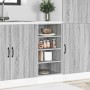 Armario bajo "Riga" Gris Sonoma 40x44,5x81,5 cm Madera de ingeniería en Armarios de cocina | Comprar online en Foro24