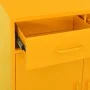 Armario de almacenamiento acero amarillo mostaza 80x35x101,5 cm de vidaXL, Taquillas y armarios de almacenamiento - Ref: Foro...