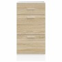 Armario bajo "Lyon" Roble Sonoma 40x46x81,5 cm Madera de