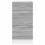 Armario bajo "Lyon" Gris Sonoma 40x46x81,5 cm Madera de