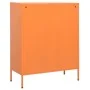 Armario de almacenamiento acero naranja 80x35x101,5 cm de vidaXL, Taquillas y armarios de almacenamiento - Ref: Foro24-336156...