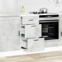 Mueble bajo de cocina porto gris cemento madera reconstituida