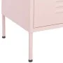 Armario de almacenamiento acero rosa 80x35x101,5 cm de vidaXL, Taquillas y armarios de almacenamiento - Ref: Foro24-336157, P...