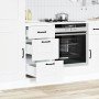 Mueble bajo de cocina Kalmar madera de ingeniería blanca en Armarios de cocina | Comprar online en Foro24