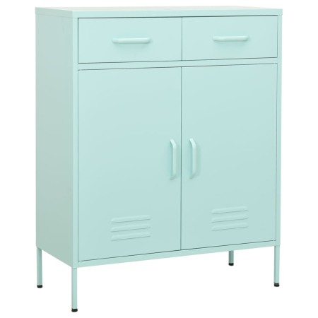 Mintgrüner Stahlschrank 80x35x101,5 cm von vidaXL, Schließfächer und Lagerschränke - Ref: Foro24-336158, Preis: 166,71 €, Rab...