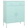Mintgrüner Stahlschrank 80x35x101,5 cm von vidaXL, Schließfächer und Lagerschränke - Ref: Foro24-336158, Preis: 170,26 €, Rab...