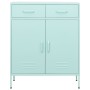 Mintgrüner Stahlschrank 80x35x101,5 cm von vidaXL, Schließfächer und Lagerschränke - Ref: Foro24-336158, Preis: 166,71 €, Rab...