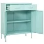 Mintgrüner Stahlschrank 80x35x101,5 cm von vidaXL, Schließfächer und Lagerschränke - Ref: Foro24-336158, Preis: 170,26 €, Rab...