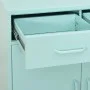 Mintgrüner Stahlschrank 80x35x101,5 cm von vidaXL, Schließfächer und Lagerschränke - Ref: Foro24-336158, Preis: 170,26 €, Rab...