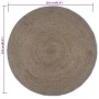 Handgewebter runder Jute-Teppich grau 210 cm von vidaXL, Teppiche - Ref: Foro24-343594, Preis: 139,43 €, Rabatt: %
