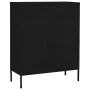 Aufbewahrungsschrank aus schwarzem Stahl 80x35x101,5 cm von vidaXL, Schließfächer und Lagerschränke - Ref: Foro24-336160, Pre...