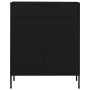 Black steel storage cabinet 80x35x101.5 cm by vidaXL, Lockers and storage cabinets - Ref: Foro24-336160, Price: 165,55 €, Dis...