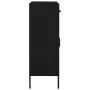 Black steel storage cabinet 80x35x101.5 cm by vidaXL, Lockers and storage cabinets - Ref: Foro24-336160, Price: 165,55 €, Dis...