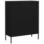 Aufbewahrungsschrank aus schwarzem Stahl 80x35x101,5 cm von vidaXL, Schließfächer und Lagerschränke - Ref: Foro24-336160, Pre...