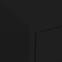 Black steel storage cabinet 80x35x101.5 cm by vidaXL, Lockers and storage cabinets - Ref: Foro24-336160, Price: 165,55 €, Dis...