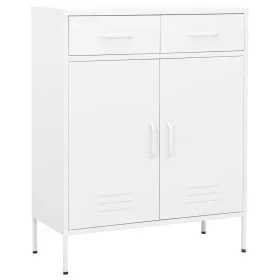 White steel storage cabinet 80x35x101.5 cm by vidaXL, Lockers and storage cabinets - Ref: Foro24-336161, Price: 164,68 €, Dis...