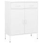 Armario almacenamiento acero blanco 80x35x101,5 cm de vidaXL, Taquillas y armarios de almacenamiento - Ref: Foro24-336161, Pr...