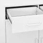 Armario almacenamiento acero blanco 80x35x101,5 cm de vidaXL, Taquillas y armarios de almacenamiento - Ref: Foro24-336161, Pr...