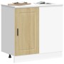 Mueble bajo de cocina porto roble sonoma madera reconstituida