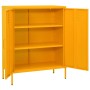 Senfgelber Stahlschrank 80x35x101,5 cm von vidaXL, Schließfächer und Lagerschränke - Ref: Foro24-336164, Preis: 149,46 €, Rab...
