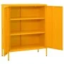 Senfgelber Stahlschrank 80x35x101,5 cm von vidaXL, Schließfächer und Lagerschränke - Ref: Foro24-336164, Preis: 147,17 €, Rab...