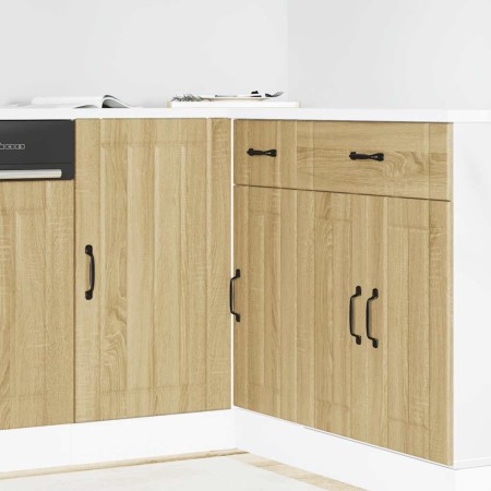 Mueble bajo de cocina Lucca madera contrachapada roble sonoma