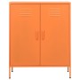 Aufbewahrungsschrank aus orangefarbenem Stahl, 80 x 35 x 101,5 cm von vidaXL, Schließfächer und Lagerschränke - Ref: Foro24-3...