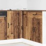 Mueble bajo de cocina Lucca madera contrachapada madera antigua