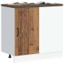 Mueble bajo de cocina Lucca madera contrachapada madera antigua