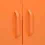 Armario de almacenamiento acero naranja 80x35x101,5 cm de vidaXL, Taquillas y armarios de almacenamiento - Ref: Foro24-336165...
