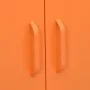 Armario de almacenamiento acero naranja 80x35x101,5 cm de vidaXL, Taquillas y armarios de almacenamiento - Ref: Foro24-336165...