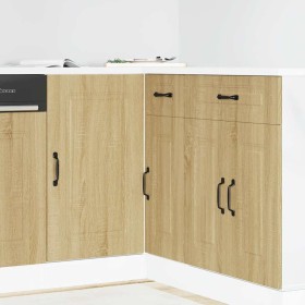 Mueble bajo de cocina Kalmar madera ingeniería de roble sonoma