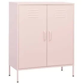 Pink steel storage cabinet 80x35x101.5 cm by vidaXL, Lockers and storage cabinets - Ref: Foro24-336166, Price: 146,92 €, Disc...