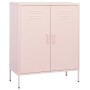 Pink steel storage cabinet 80x35x101.5 cm by vidaXL, Lockers and storage cabinets - Ref: Foro24-336166, Price: 149,12 €, Disc...