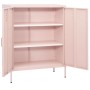 Pink steel storage cabinet 80x35x101.5 cm by vidaXL, Lockers and storage cabinets - Ref: Foro24-336166, Price: 149,12 €, Disc...