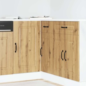 Mueble bajo de cocina Kalmar roble artesanal madera ingeniería