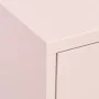Armario de almacenamiento acero rosa 80x35x101,5 cm de vidaXL, Taquillas y armarios de almacenamiento - Ref: Foro24-336166, P...