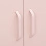 Pink steel storage cabinet 80x35x101.5 cm by vidaXL, Lockers and storage cabinets - Ref: Foro24-336166, Price: 149,12 €, Disc...