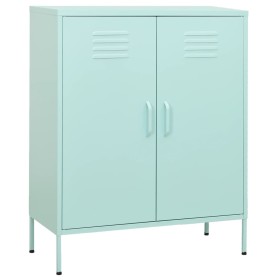Mintgrüner Stahlschrank 80x35x101,5 cm von vidaXL, Schließfächer und Lagerschränke - Ref: Foro24-336167, Preis: 150,85 €, Rab...