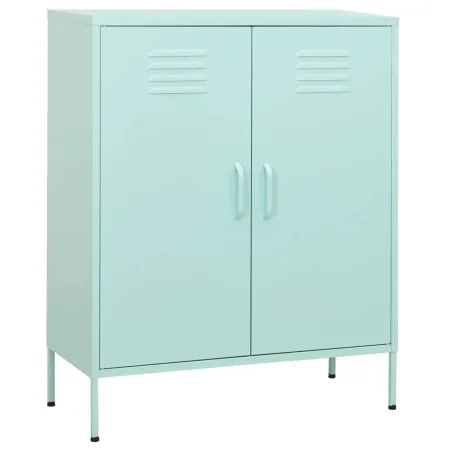 Mintgrüner Stahlschrank 80x35x101,5 cm von vidaXL, Schließfächer und Lagerschränke - Ref: Foro24-336167, Preis: 150,86 €, Rab...