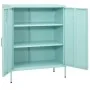 Mintgrüner Stahlschrank 80x35x101,5 cm von vidaXL, Schließfächer und Lagerschränke - Ref: Foro24-336167, Preis: 150,86 €, Rab...